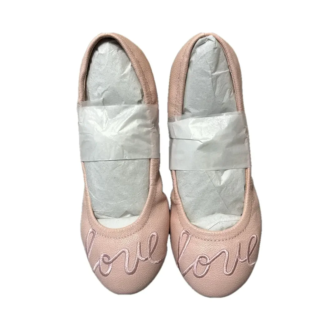 Embroidered Ballet Flats By Ellen Degeneres NWT